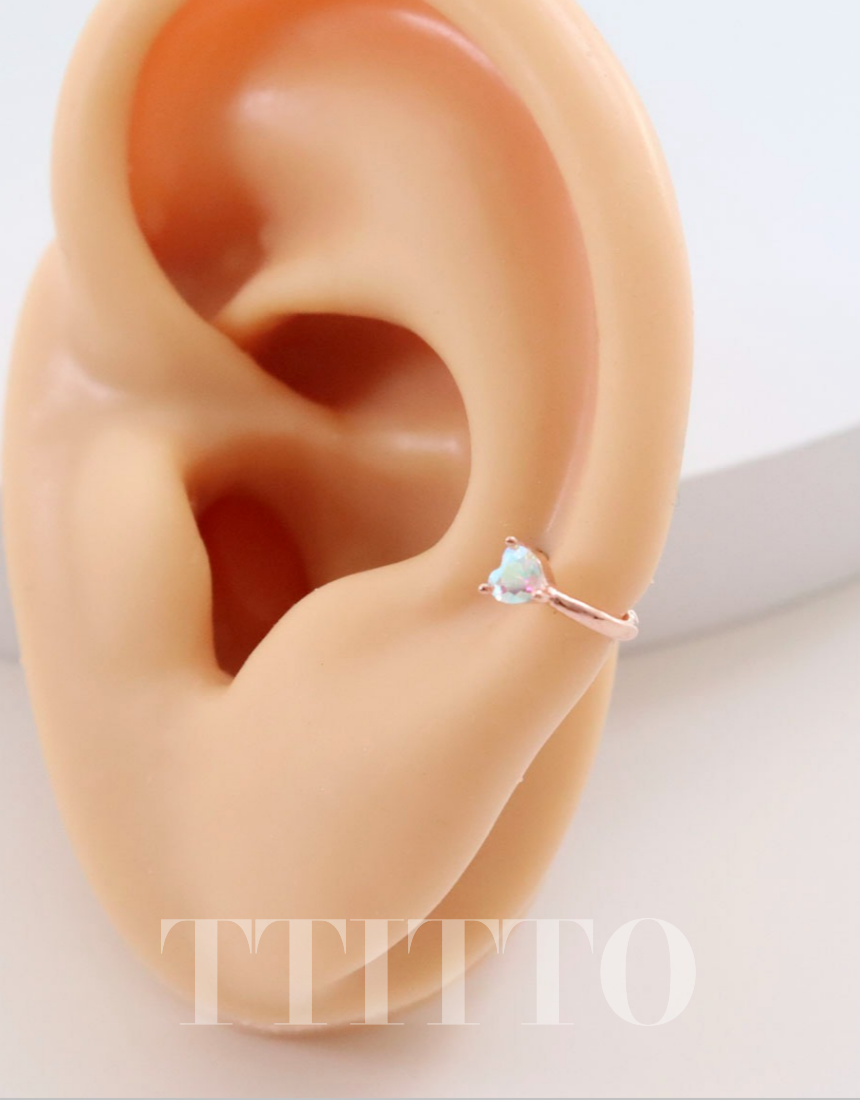 Rhinestone Cartilage Ring Piercing Cartilage Hoops Piercing ear cuff style Helix Earring Helix Piercing screw back ball ,Cartilage piercing ,Tragus Earrings