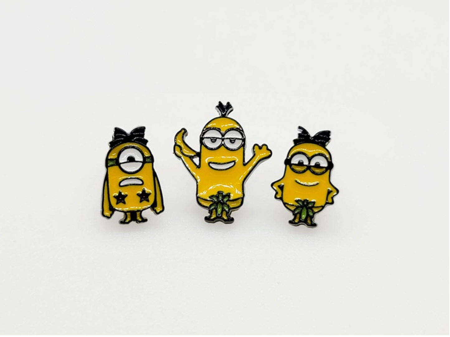 Cute Minions earrings, Movie Cartoon MINION Stud, Despicable Me Earrings