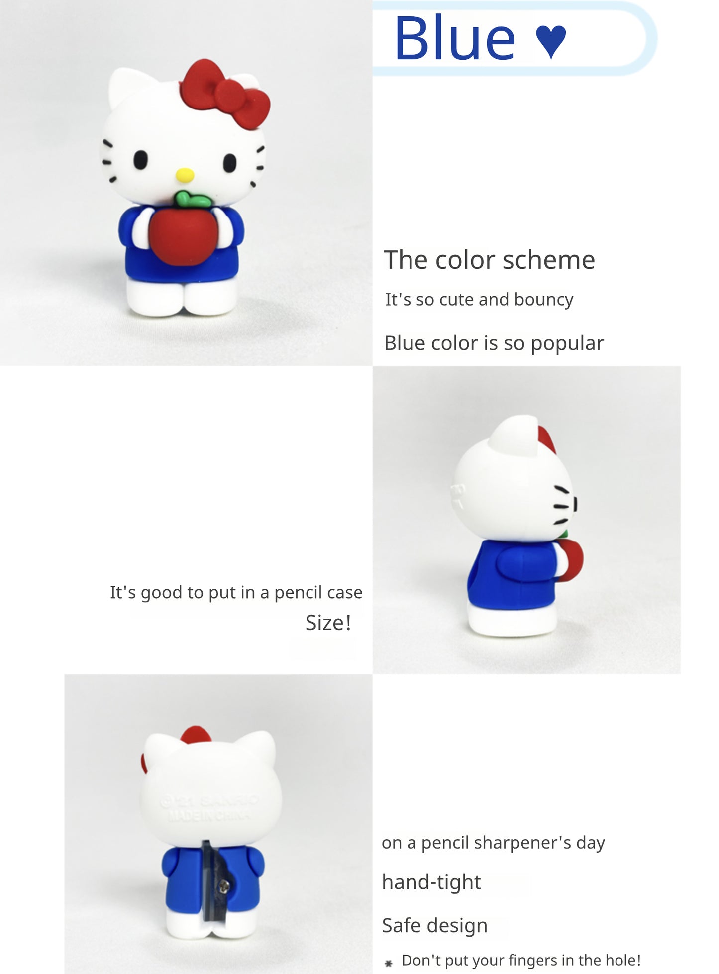 Sanrio Hello Kitty cute portable pencil sharpener