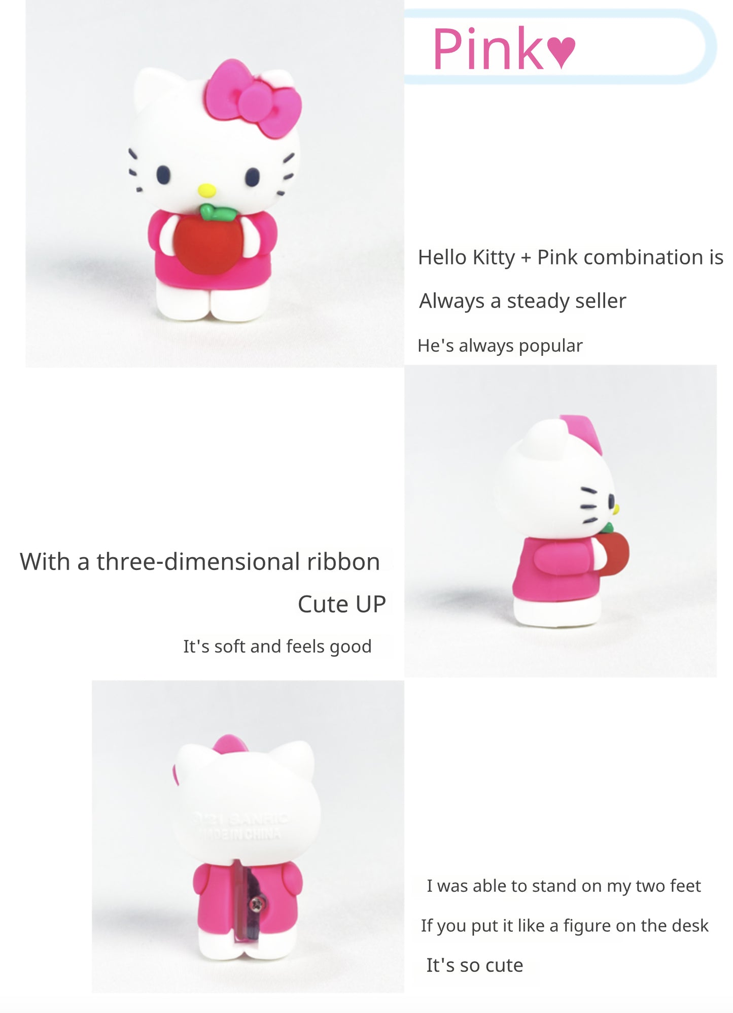 Sanrio Hello Kitty cute portable pencil sharpener