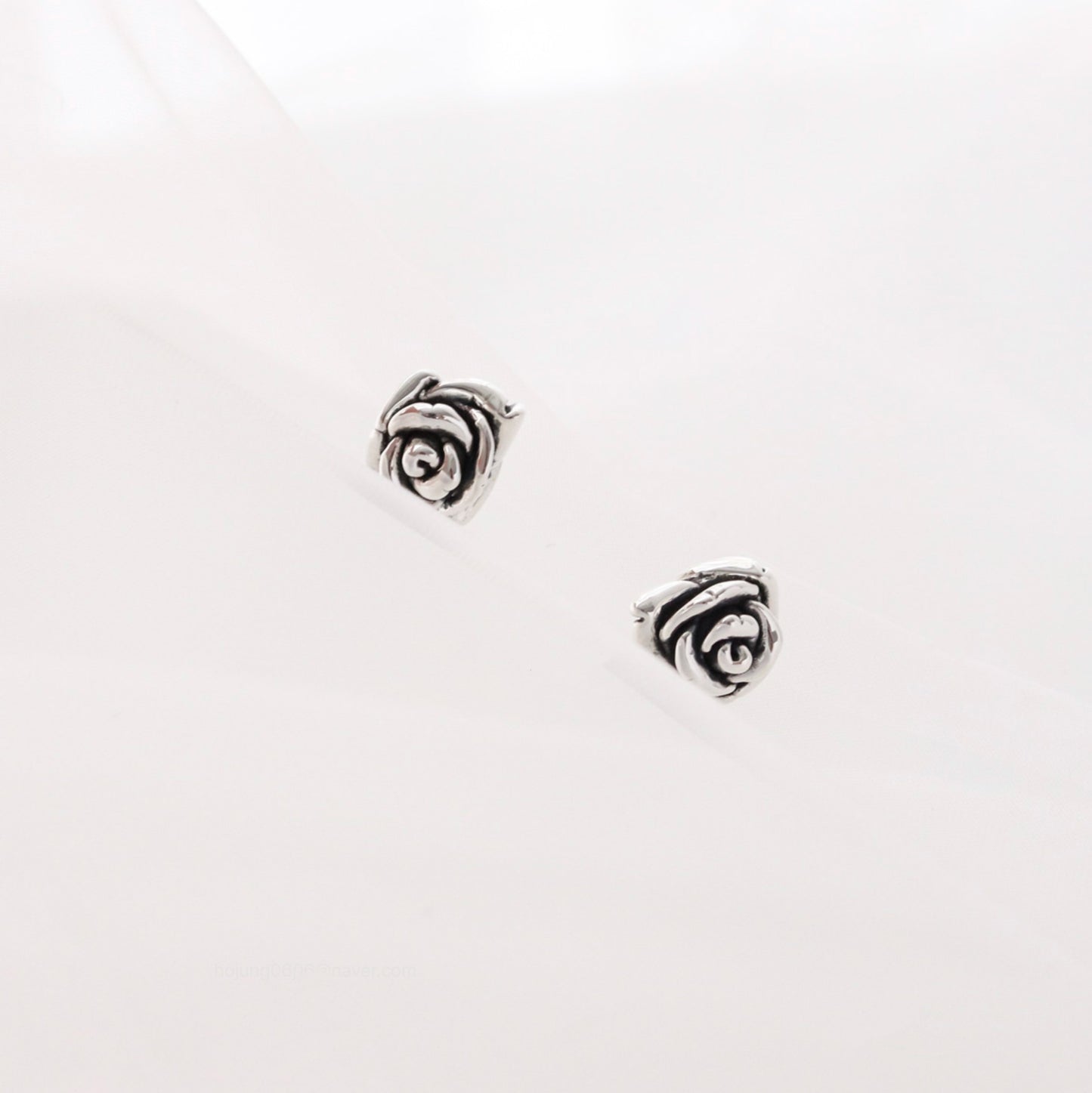 925 Sterling Silver Rose Earrings, Rose Studs, Flower Earrings, Bridesmaid Earrings, Wedding Jewelry, Birthday Gift, Anniversary Gift