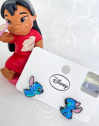 Cute Disney characters earrings, Lilo and Stitch Suds earrings-2
