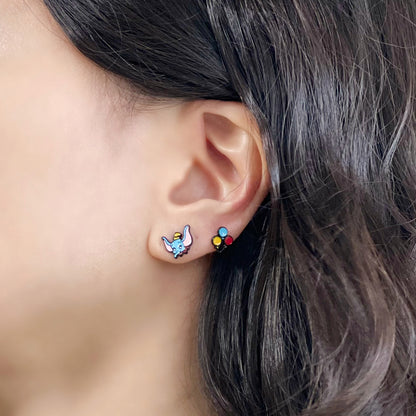 Cute Disney characters earrings set of 4, Marie cat , Dumbo stud earrings