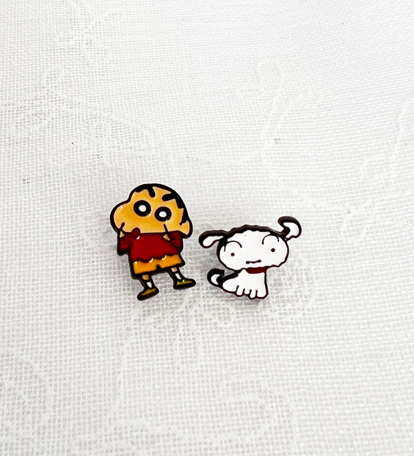 Cute Cartoon characters earrings, kureyon shin chan Stud earrings japan anime character earrings