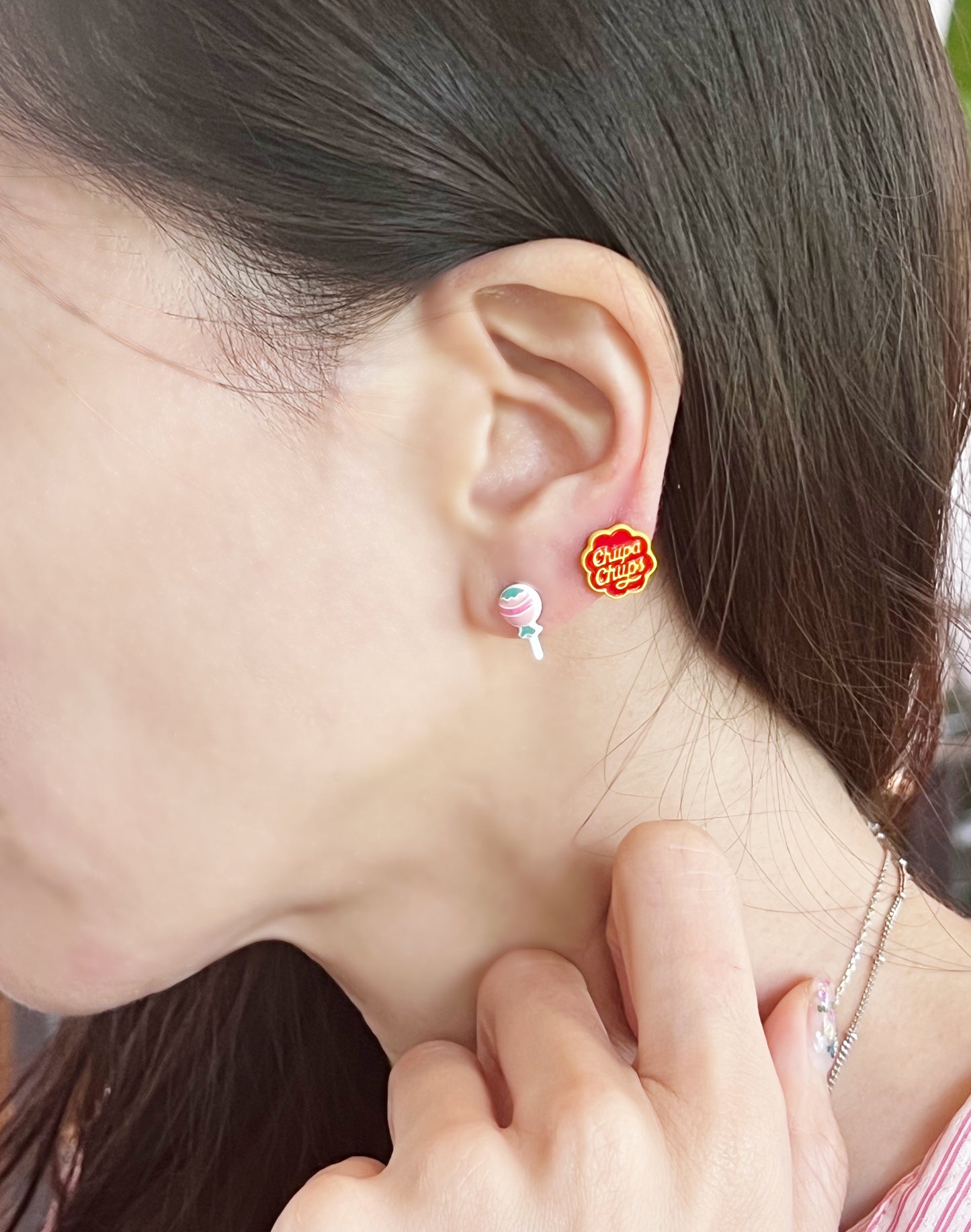 Chupa Chups Stud Earrings , Candy Earrings,  Lollipop earrings