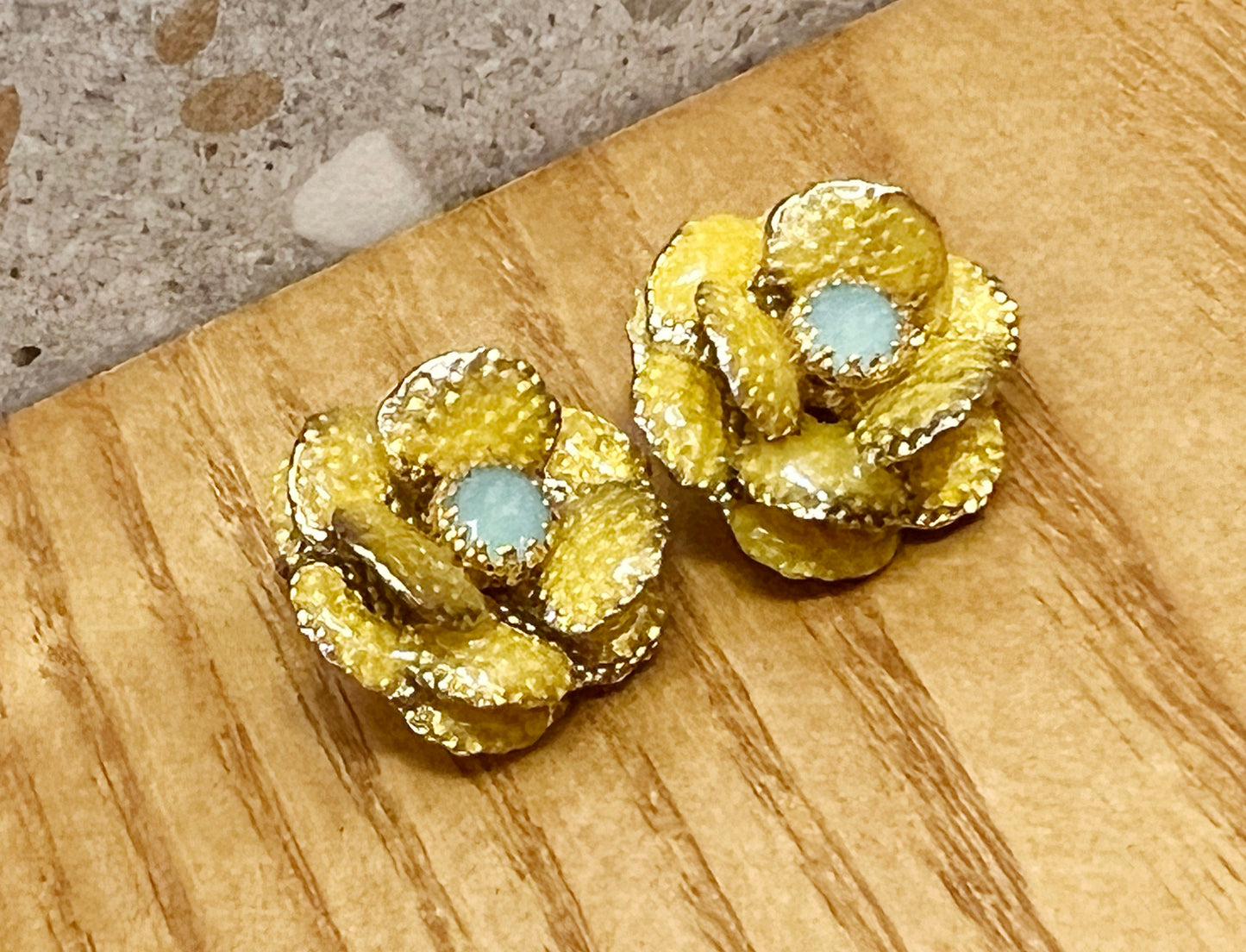 Camellia flower with cubic earrings , Bridal Camellia Earrings, Wedding Camellia statement earrings Earrings Posts
