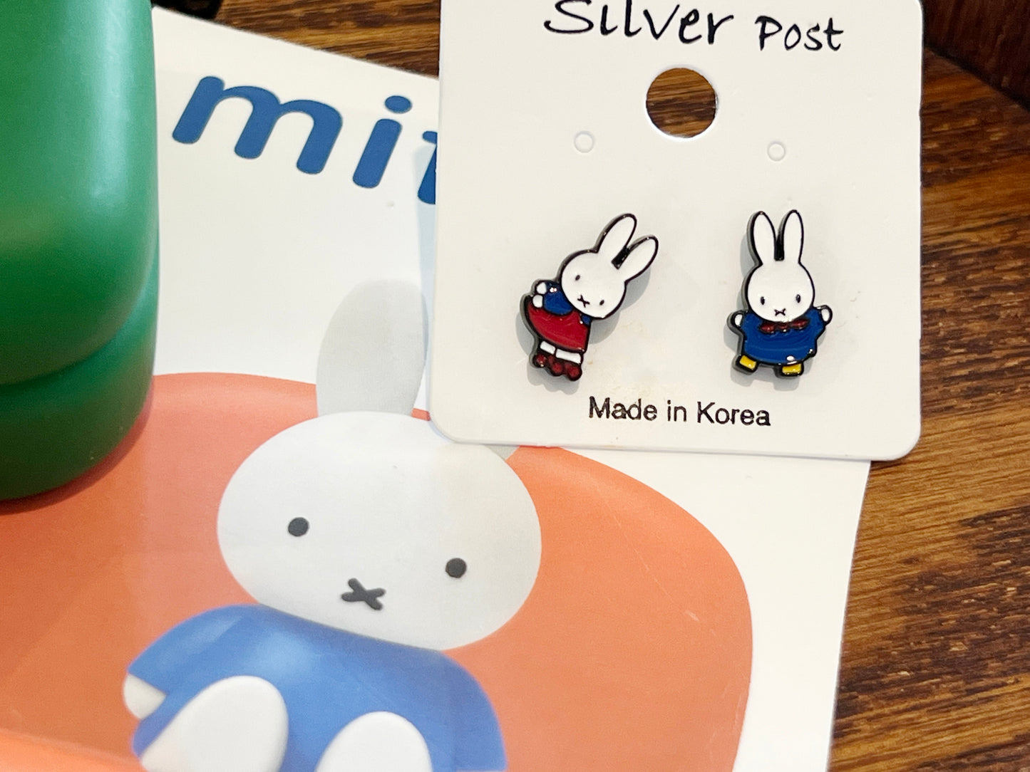 Cute Miffy rabbit characters earrings,Cartoon characters earrings-3 types