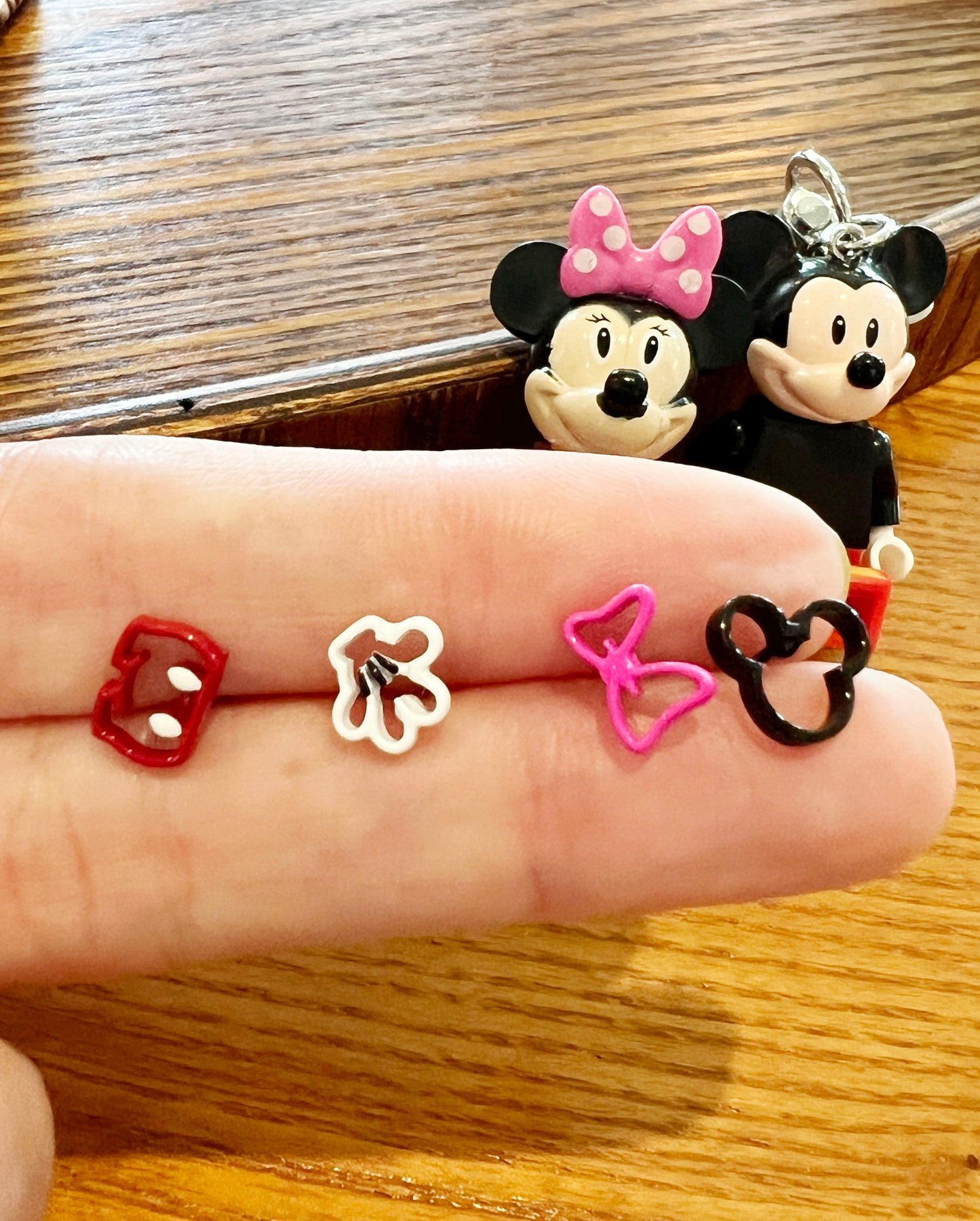 Disney-licensed set of 4 Mickey Mouse Unbalance Earrings, Mickey Mouse  earrings, Minnie Mouse Disney Earrings