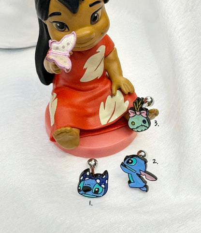 Disney characters lilo and scrump ear Surgical Steel piercing tiny ear Helix Piercing screw back ball ,Cartilage Piercing,Tragus Ear Jewelry Body Accessories