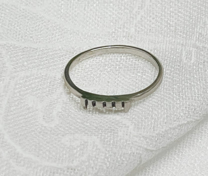 925 Sterling Silver Vampire teeth Ring