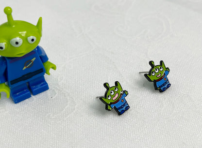 Disney-licensed toy story characters earrings, Disney-licensed toy story characters earrings, Aliens earrings, toy story Aliens, cute earrings