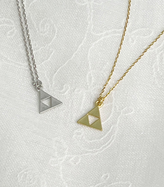 Legend of Zelda Triforce necklace in 2 colors