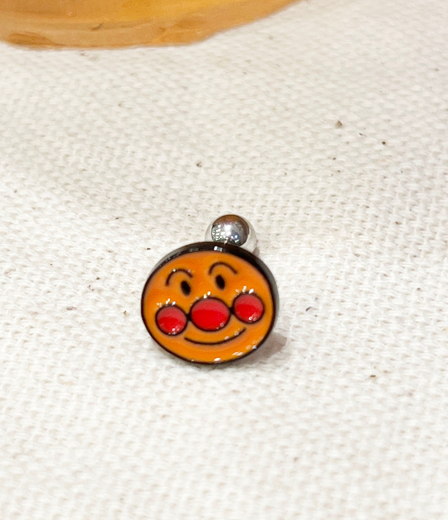 Anpanman ,Dokinchan,Baikinman screw back ball Ear Piercing, Barbells Surgical Steel Cartilage earrings kawaii japanese anime