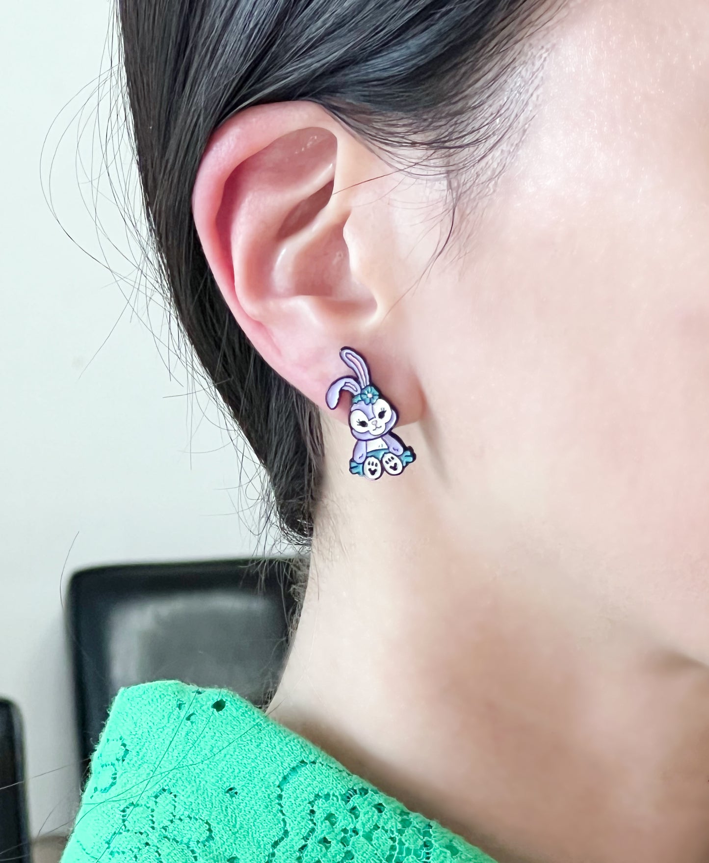 Stella Lou two way earrings ,Disney Stella Lou two ways ear jacket earrings