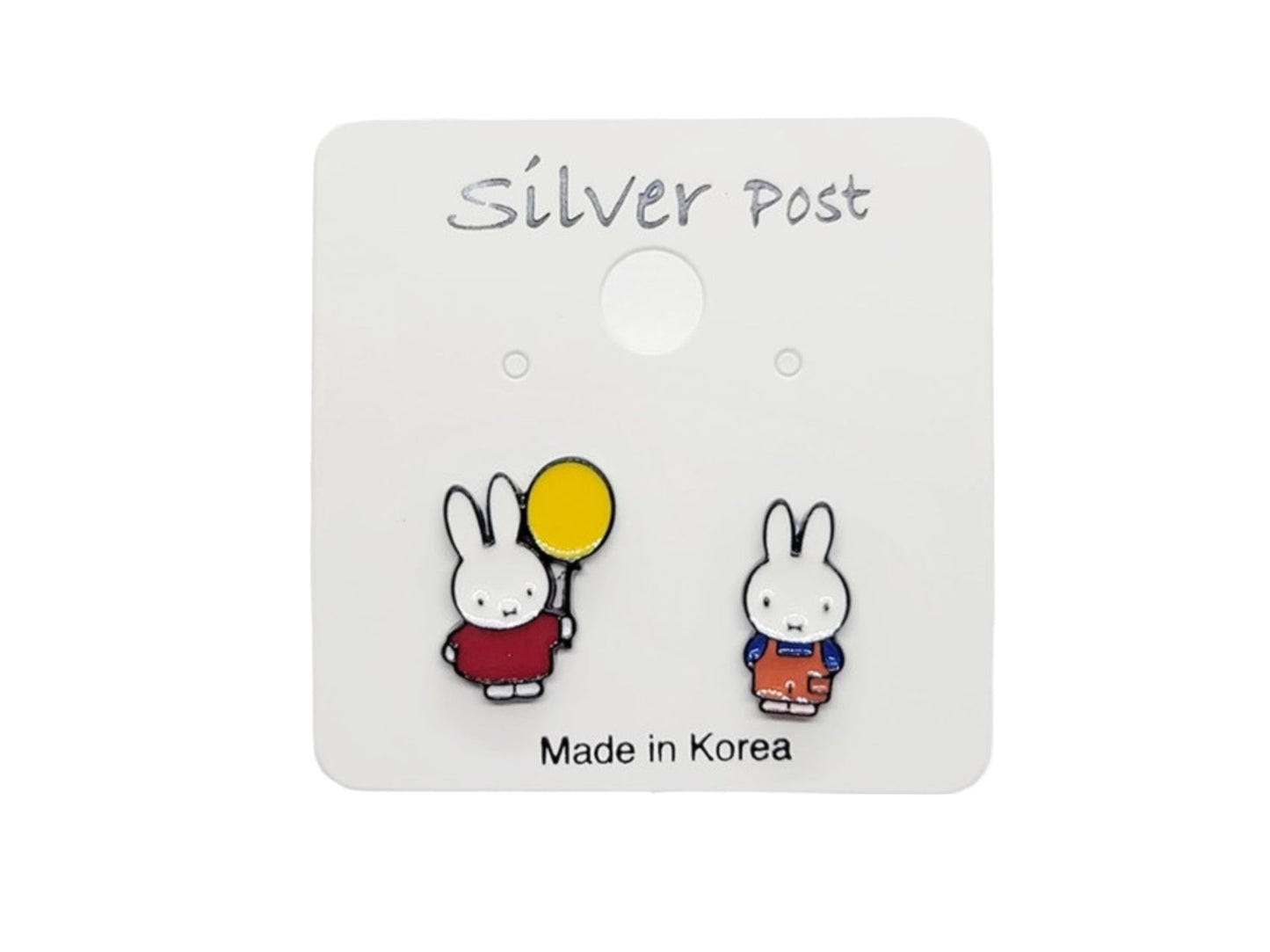 Cute Miffy rabbit characters earrings,Cartoon characters earrings-3 types