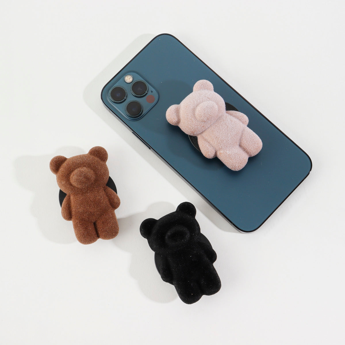 Cute Teddy Bear Phone Grip  Gummy bear griptok, Phone Stand 3D Gummy Mobile Holder Phone Grip Griptok Acrylic