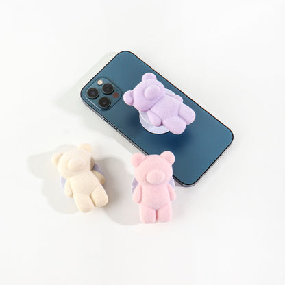 Cute Teddy Bear Phone Grip  Gummy bear griptok, Phone Stand 3D Gummy Mobile Holder Phone Grip Griptok Acrylic