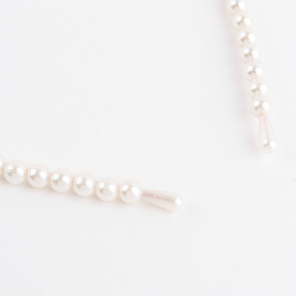 Hand made basic pearl beaded headband,Bridal Headband, Skinny Pearl Wedding Headband-2 size