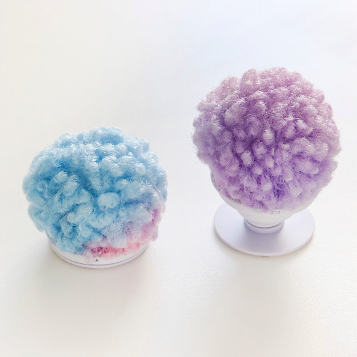 Cute Faux/Fur lame wool Pom Pom Phone Grip  Fluffy pastel color fur griptok, Cute Phone Stand Mobile Holder Phone Grip Griptok