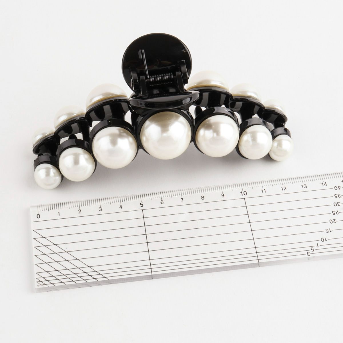 Hand made Pearl Hair Clamps, Hair Claw Clips for Thick Thin Hair, Trendy Hair Clamps