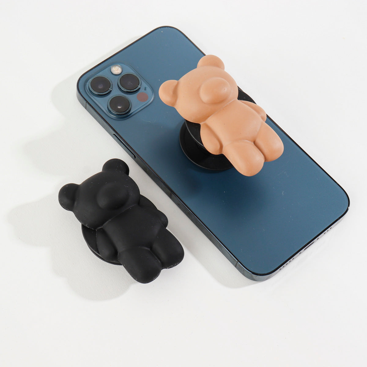 Cute Teddy Bear Phone Grip  Gummy bear griptok, Phone Stand 3D Gummy Mobile Holder Phone Grip Griptok Acrylic