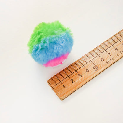 Cute Faux/Fur Pom Pom Phone Grip  Rainbow color fur griptok, Cute Phone Stand Mobile Holder Phone Grip Griptok