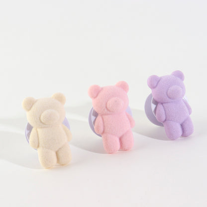 Cute Teddy Bear Phone Grip  Gummy bear griptok, Phone Stand 3D Gummy Mobile Holder Phone Grip Griptok Acrylic