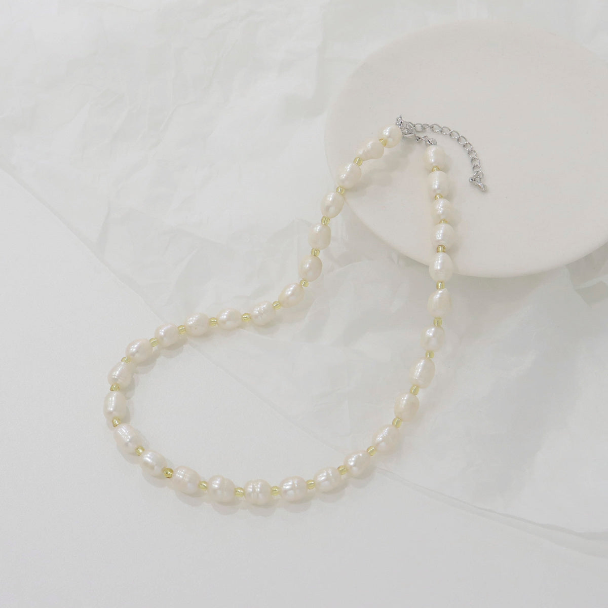 Genuine Freshwater Pearl and czech glass beads choker necklace,Pearl layered necklace ,Slightly Irregular Shape Oval Round,simple daily pearl necklace