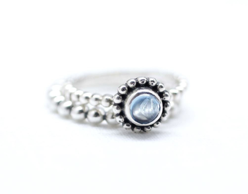 925 Sterling Silver Birthstone Stacking Rings,Stackable Birthstone Ring