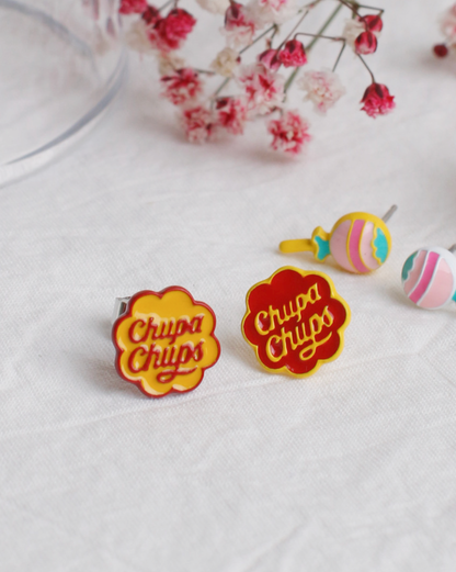 Chupa Chups Stud Earrings , Candy Earrings,  Lollipop earrings