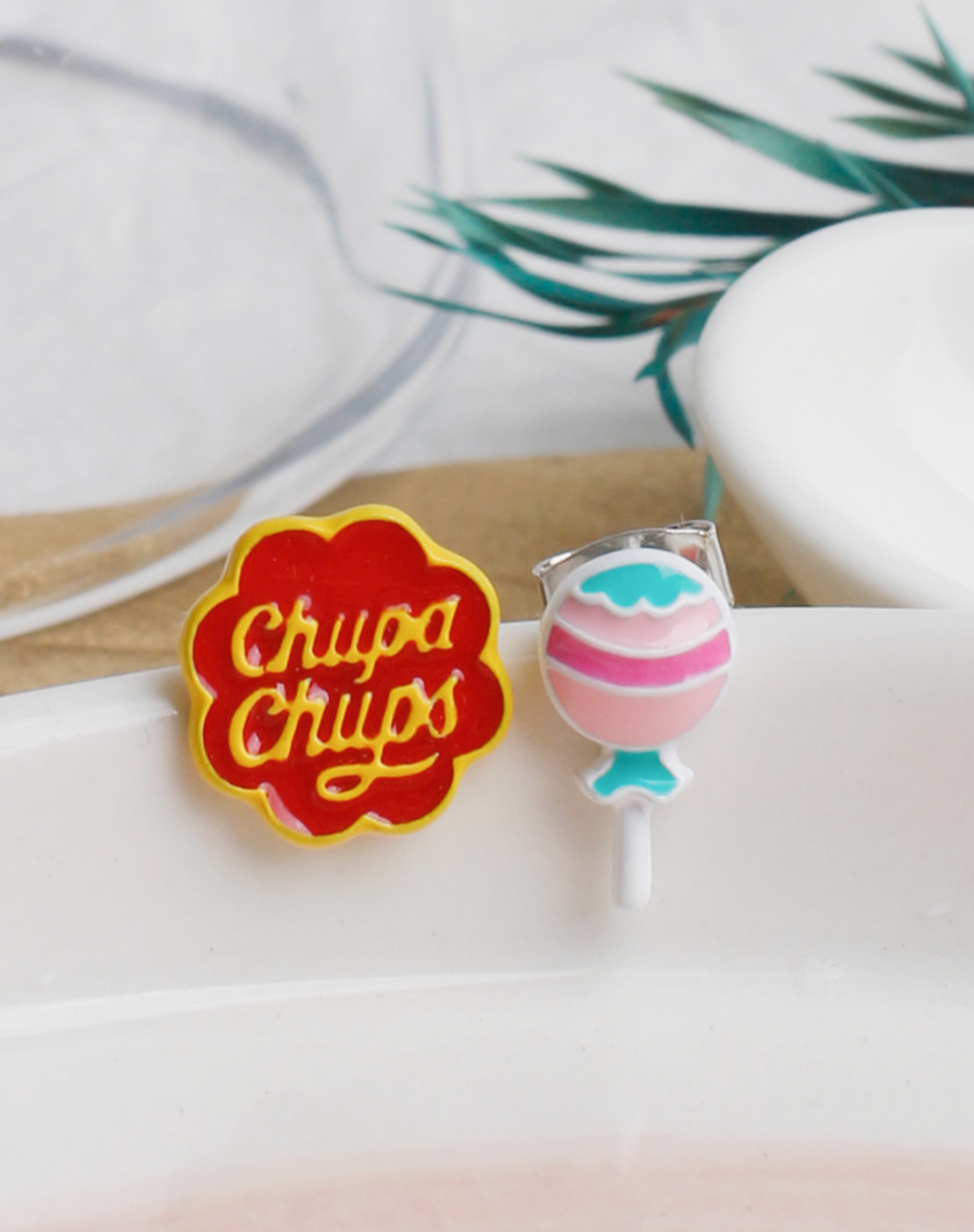 Chupa Chups Stud Earrings , Candy Earrings,  Lollipop earrings