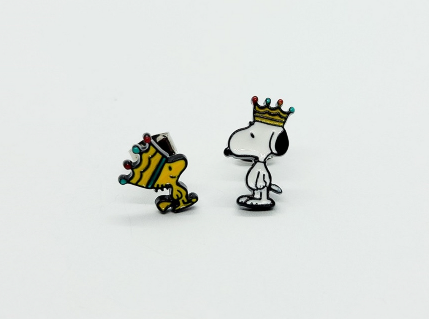 Cute Snoopy and Woodstock Best Friend Unbalance Earrings 3 Type