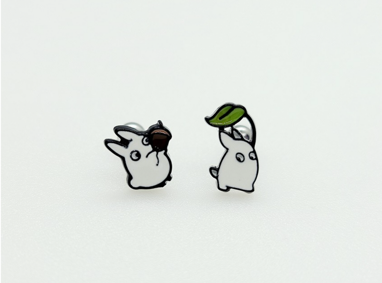 Totoro Screwback Barbells Ear Piercing ,My neighbor Totoro Surgical Steel Screw Back Ear Stud 2.