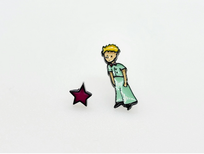 The Little Prince's Beautiful earrings set of 4 character Stud earrings