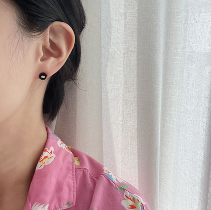 Spirited Away earrings ,Susuwatari drop Earrings  My neighbor Totoro stud earrings