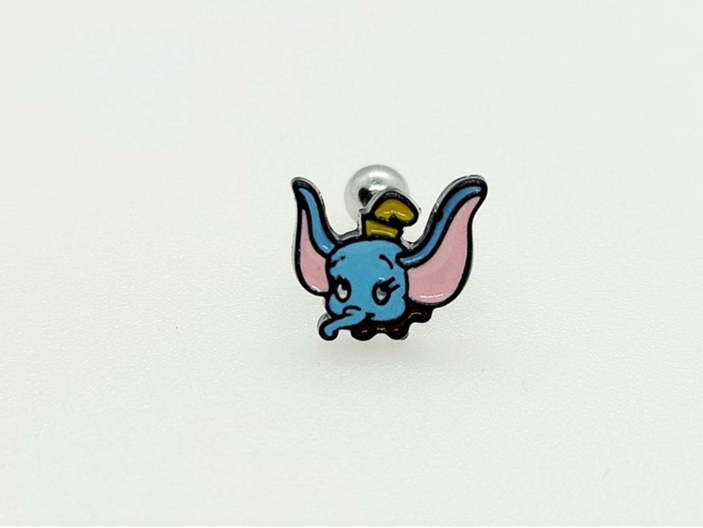 Cute Disney characters Marie cat, Dumbo crew back Barbells Ear Piercing, Surgical Steel cartilage stud, helix stud, tragus conch