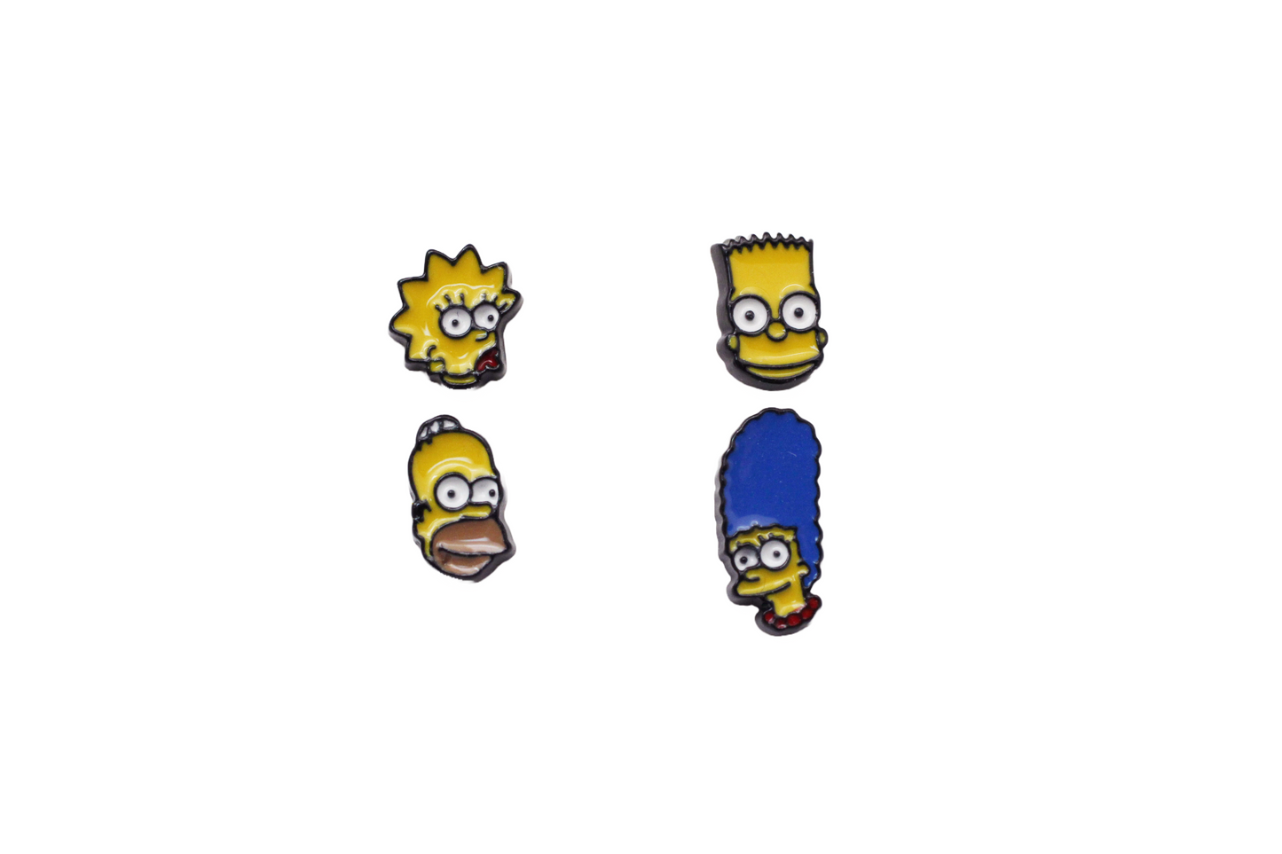 The Simpsons Stud Earrings ,Homer Simpsons ,Marjorie Simpson,Bart Simpson And Margaret Simpsons Earrings, Cartoon Earrings, Animated sitcom