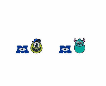 Monsters, Inc 스터드 귀걸이, Mike and Sully 귀걸이, Monsters University 귀걸이