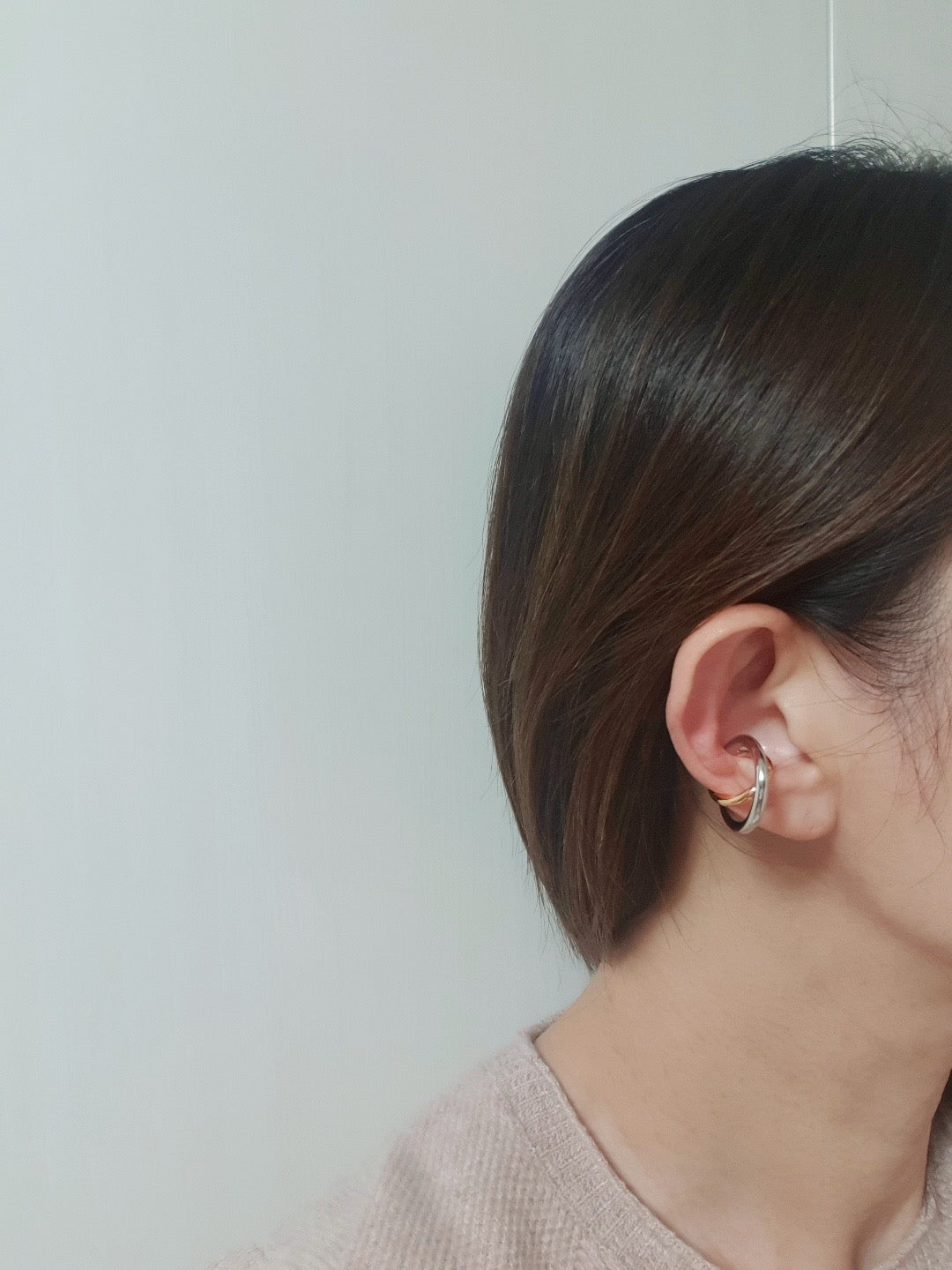 Single Bold earcuff, Ear Wrap No Piercing Earrings Non pierced conch  Conch earrings
