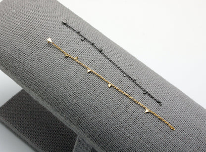 925 Sterling Silver Tiny geometric long drop earrings,delicate long chain earring