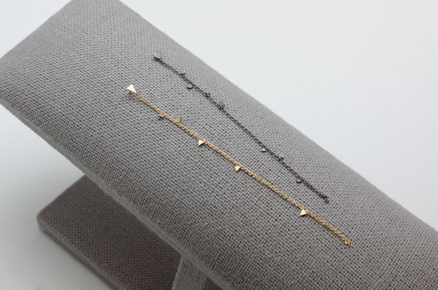 925 Sterling Silver Tiny geometric long drop earrings,delicate long chain earring