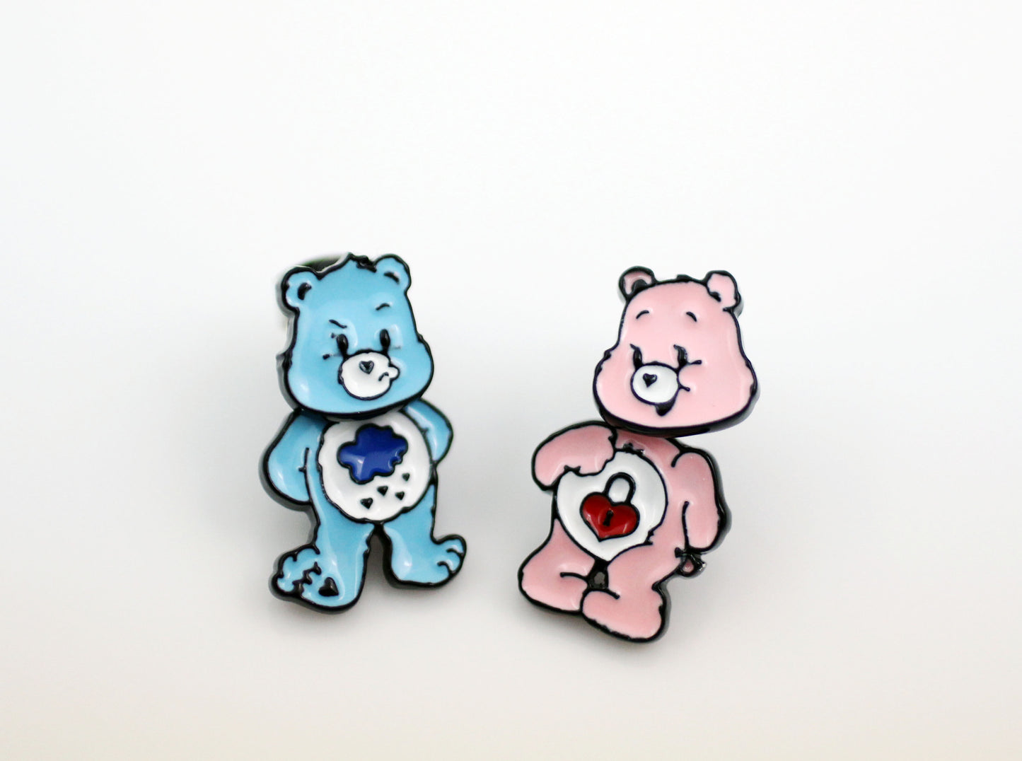 Cute Care Bears Unbalance Earrings, Care Bears ear jacket, Kids Earrings