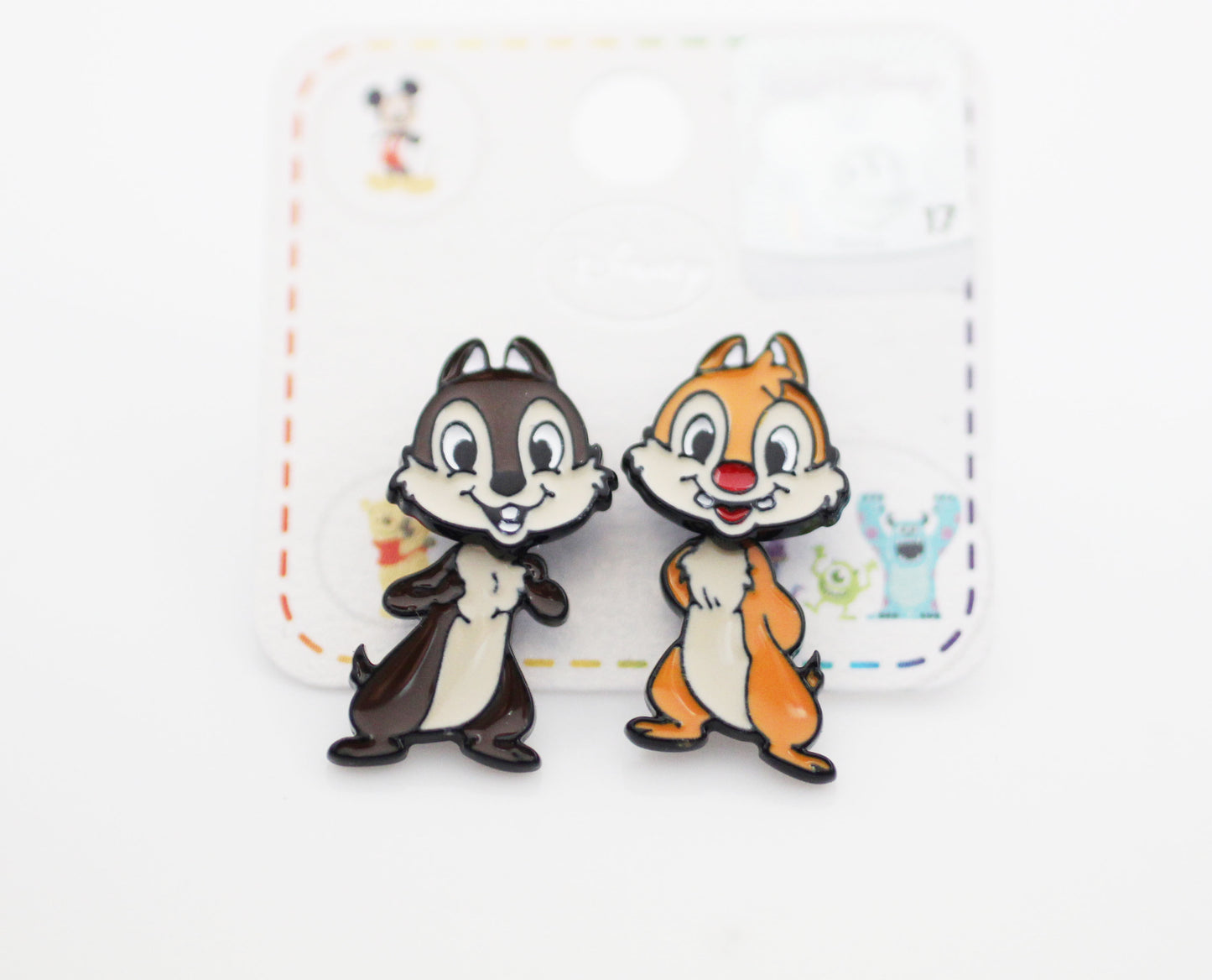 Cute Chip 'N' Dale earrings. chip and dale  Ear Jacket, Squirrel Earrings, Cartoon Earrings,