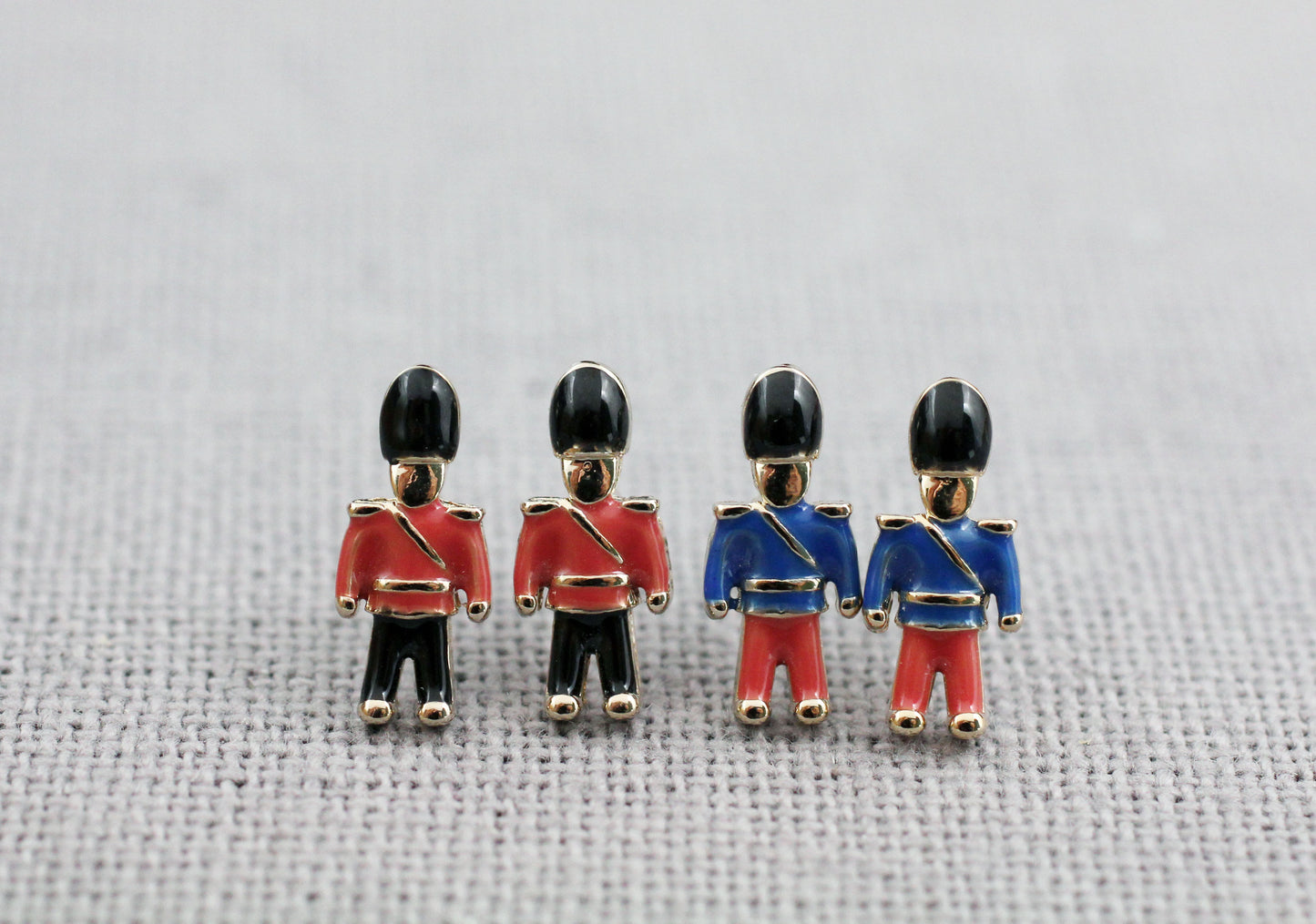 Tiny royal soldier earrings, Toy Soldier Earrings, Nutcracker earrings, Nutcracker Ballet