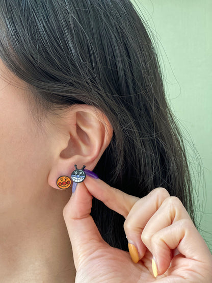 Spongebob Squarepants and Patrick Star Cartoon Earrings /Anpanman and Baikinman Earrings