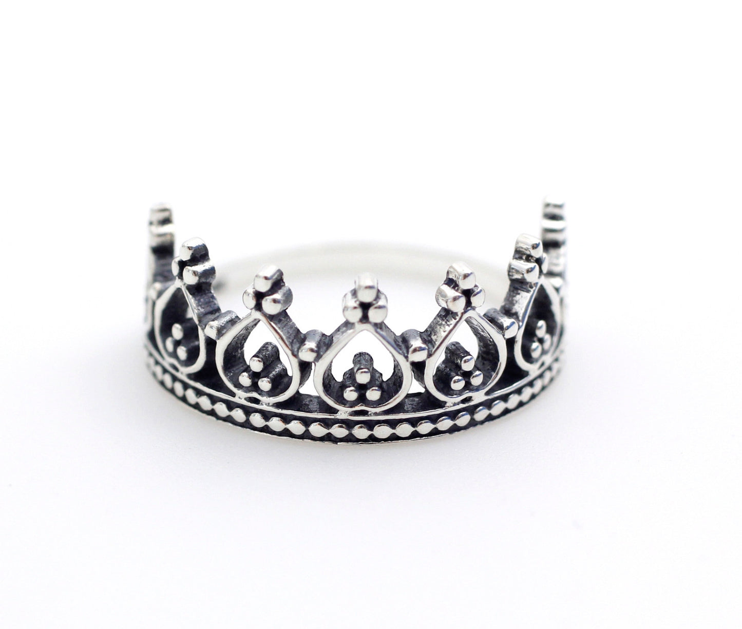 925 sterling silver Princesses Tiara Ring