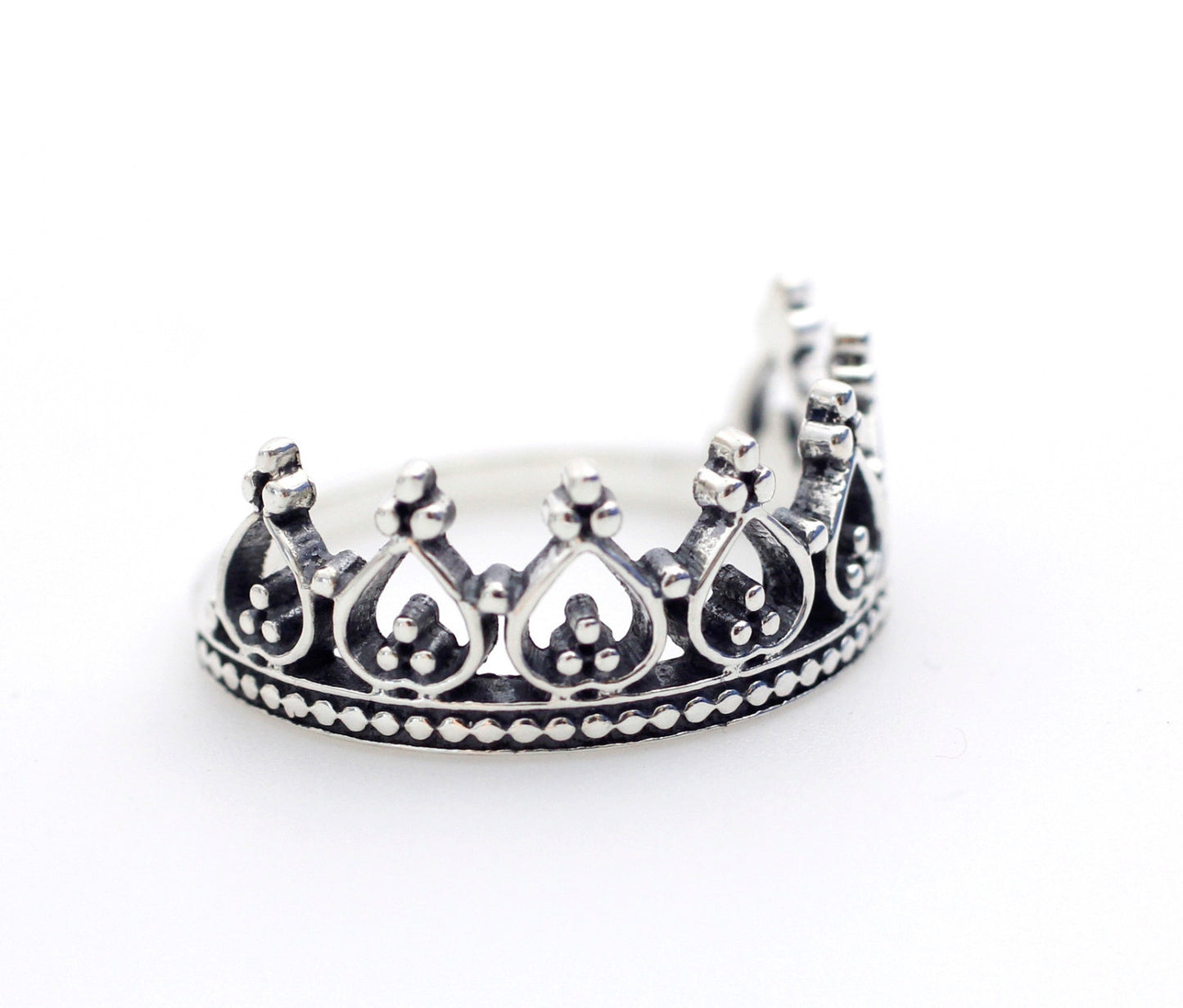 925 sterling silver Princesses Tiara Ring