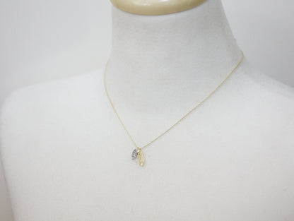 Cut-Out Diamond shape necklace, Crystal Shape Necklace, Rock Crystal Necklace