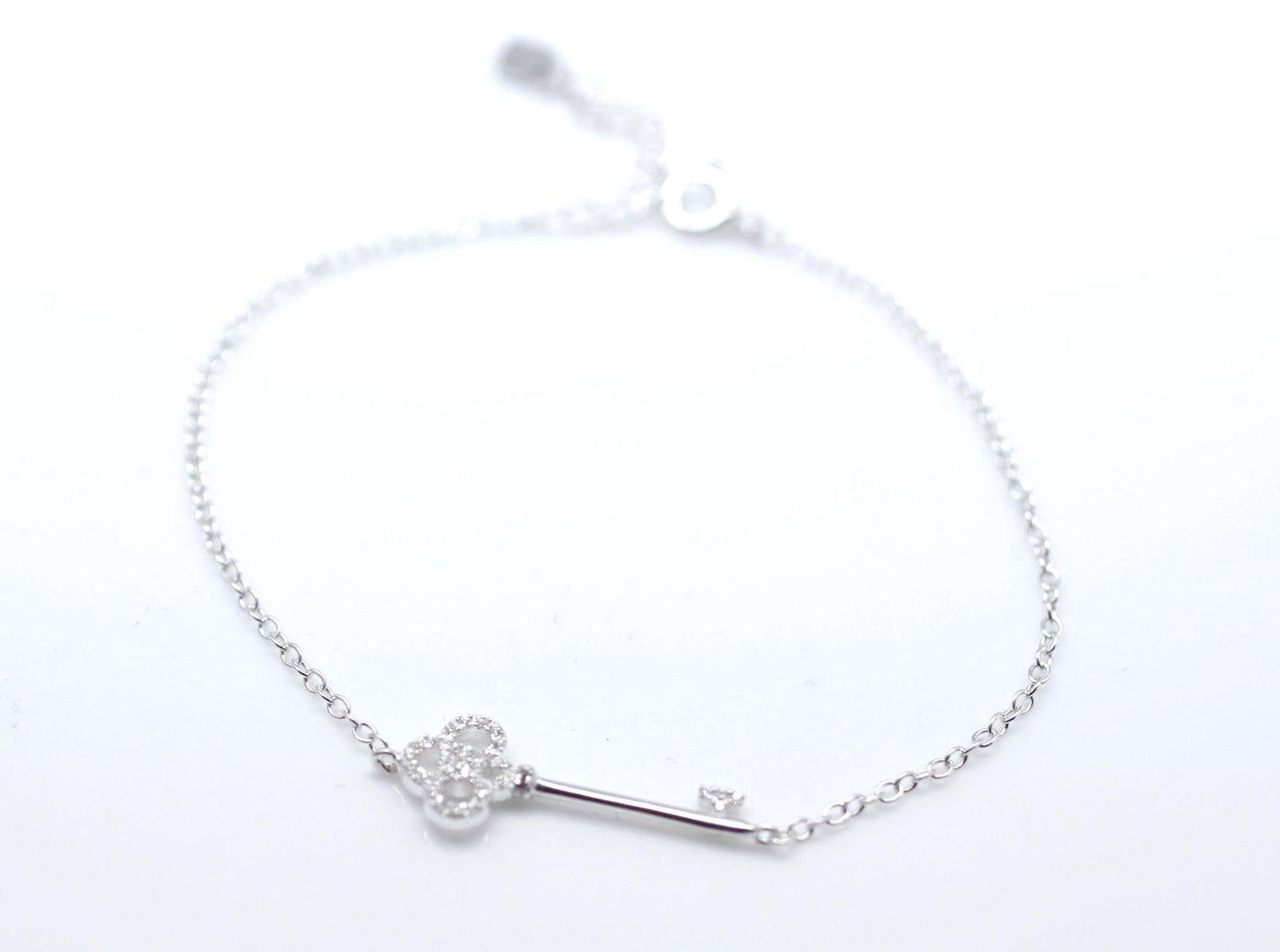 925 sterling silver Key to your heart Bracelet - Celebrity Style