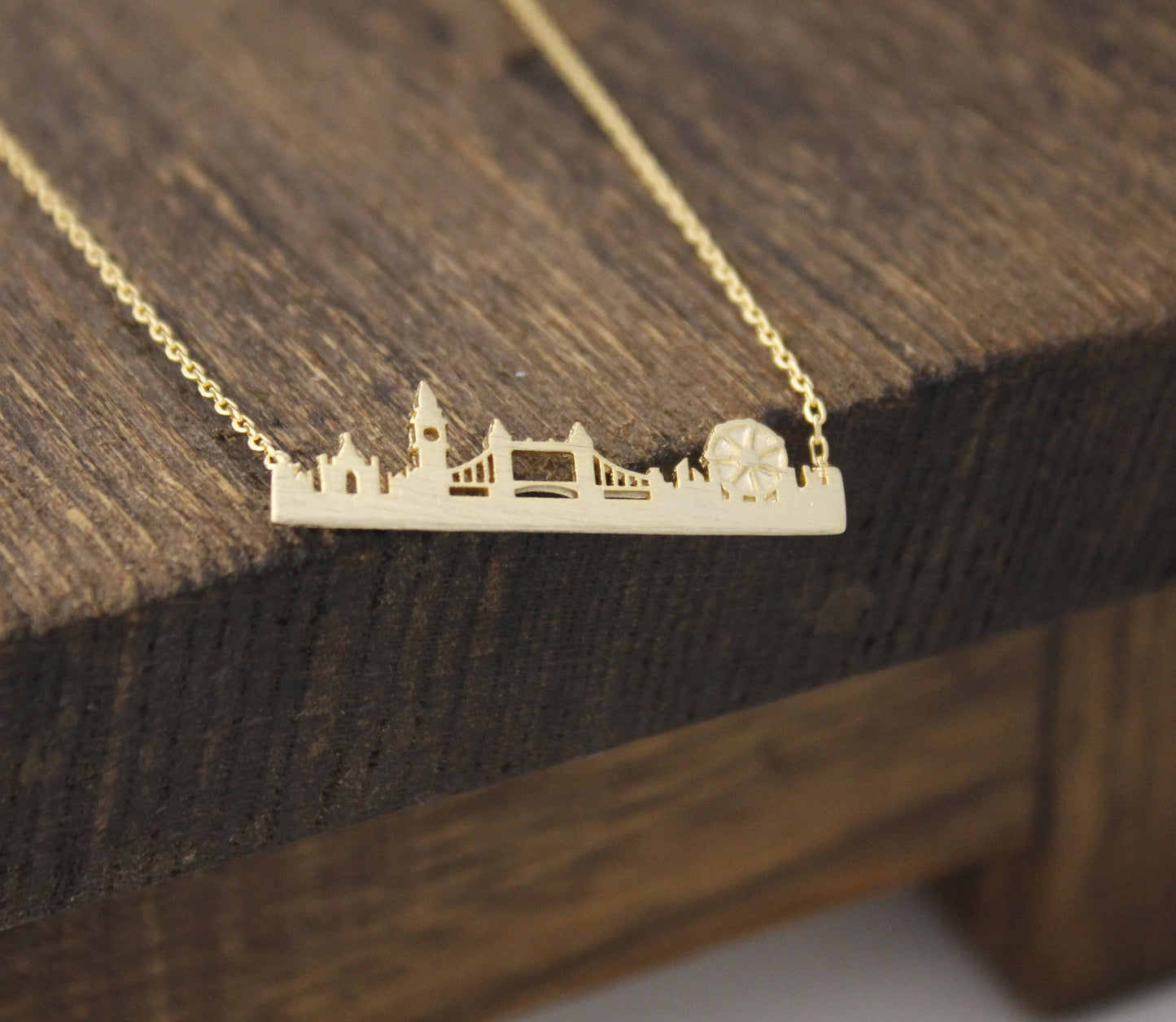 Cityscape Necklace, Skyline Necklace- London Necklace 2. in 3 colors,